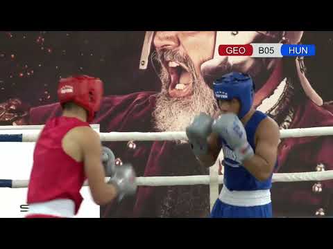 08-06-2022(66kg)Hungary EGER BOXING RED SARTANIA MAMUKA GEO VS BLUE BUDAI SZEBASZTIAN HUN-RED WP 5:0